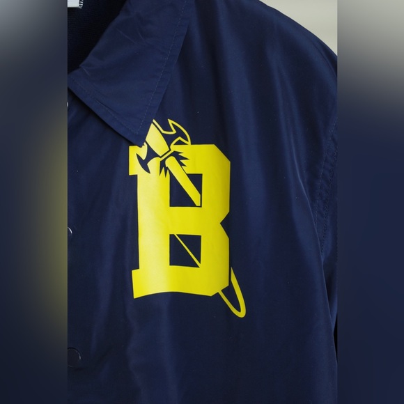 Billionaire Boys Club Coach Jacket Navy / Yellow - M - Picture 4 of 10